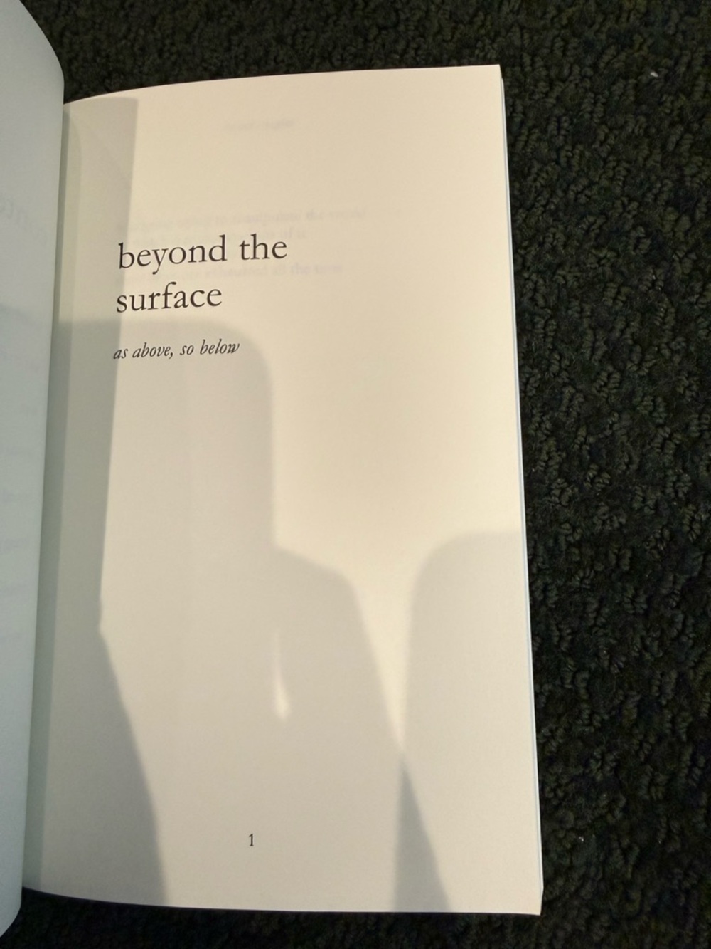 Beyond Thoughts Paperback Book - White Cover with Black Design - Picture 6 of 6